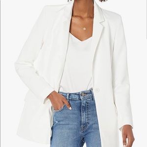 White Long Blazer
